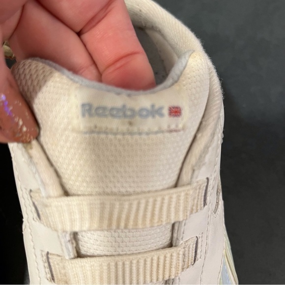 Reebok Y5 W6.5-7 white vegan  slip on sneakers - Picture 7 of 14